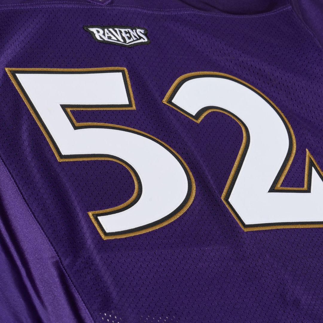 Baltimore Ravens Ray Lewis Mitchell & Ness Purple 1996 Authentic Throwback Jersey - product image 7