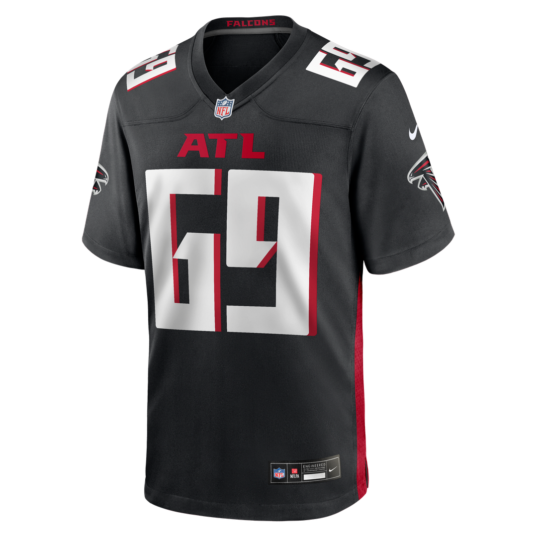 Atlanta Falcons Jack Nelson Nike Black Team Game Jersey - product image 2