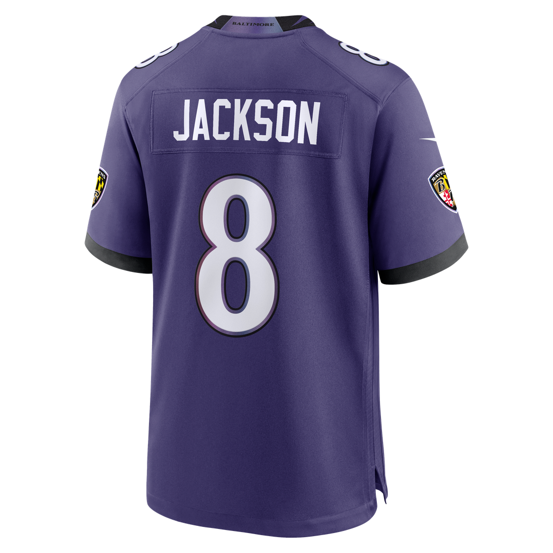 Baltimore Ravens Lamar Jackson Nike Purple Team Game Jersey - product image 8