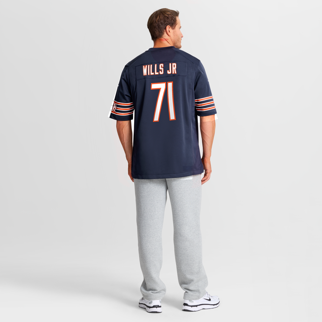 Chicago Bears Jedrick Wills Jr. Nike Navy Team Game Jersey - product image 5