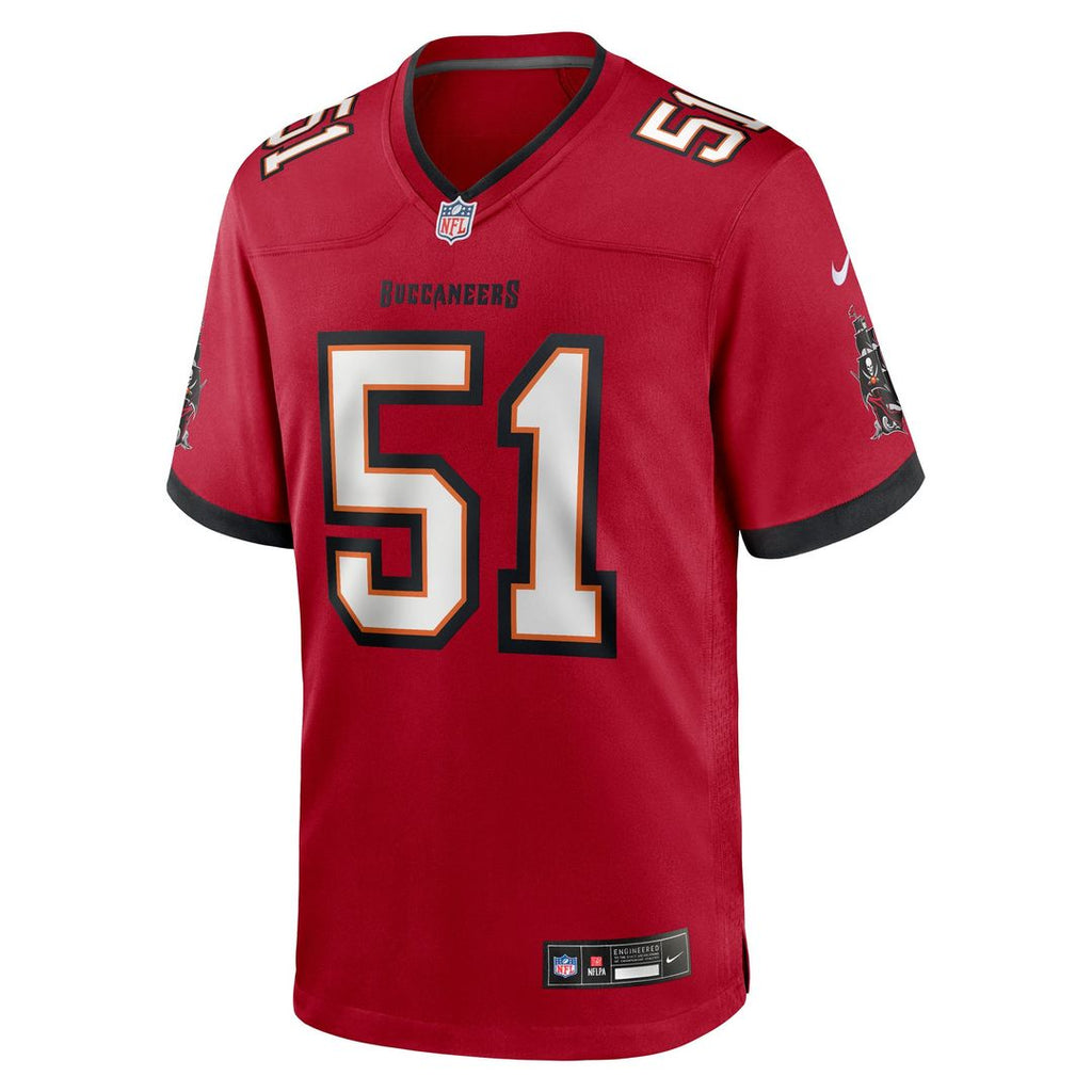 Tampa Bay Buccaneers David Walker Nike Red Team Game Jersey - product image 2