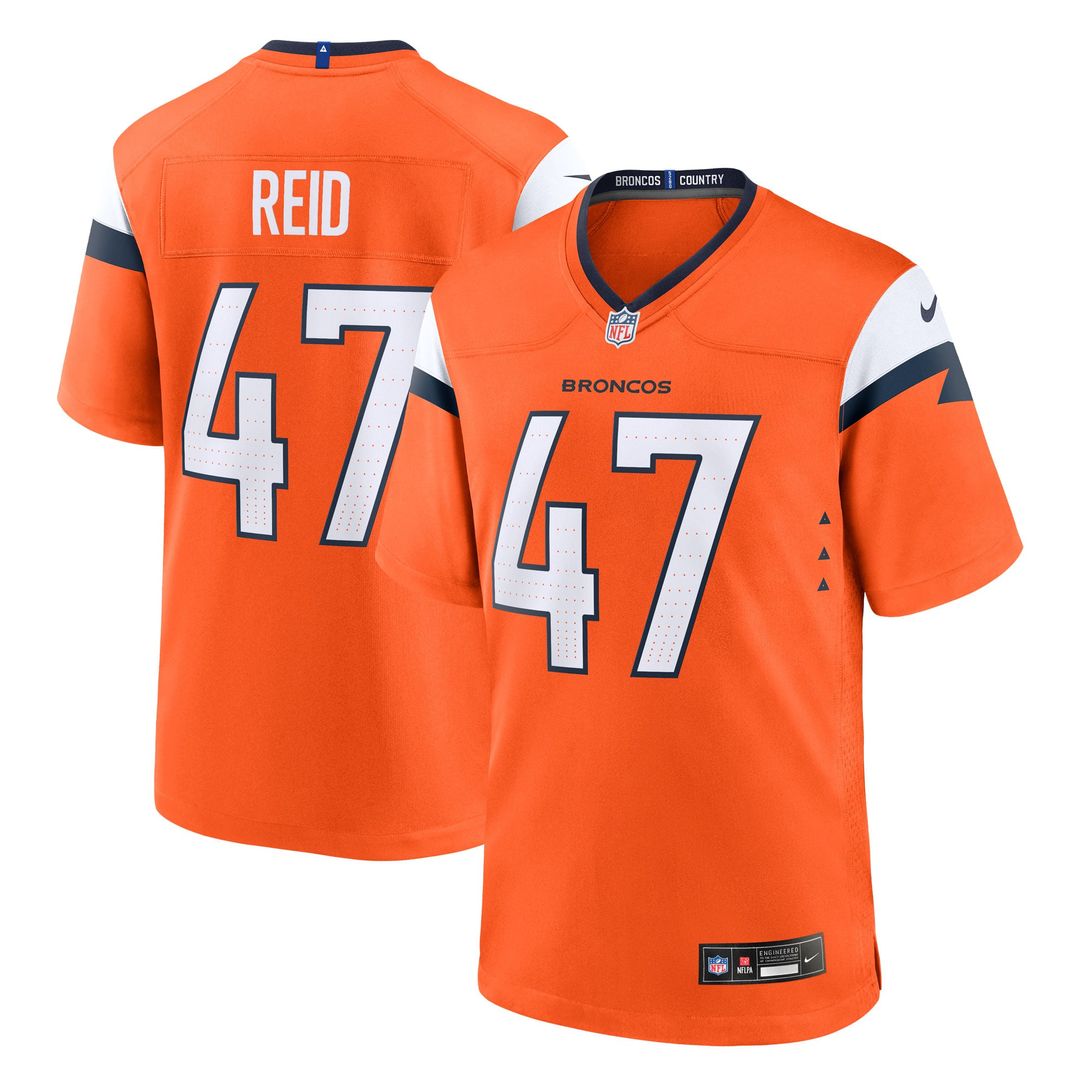Denver Broncos Karene Reid Nike Orange Team Game Jersey - product image 1