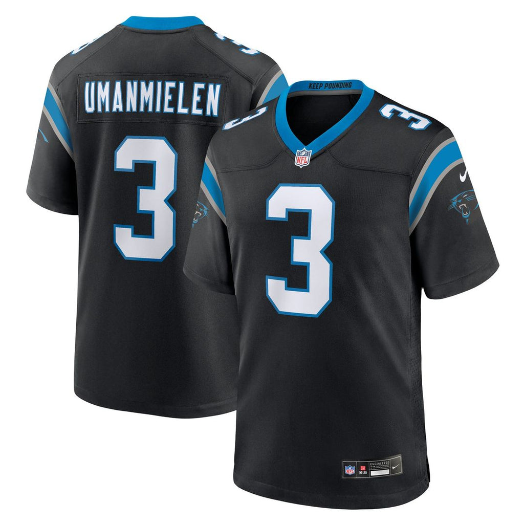 Carolina Panthers Princely Umanmielen Nike Black Team Game Jersey - product image 1