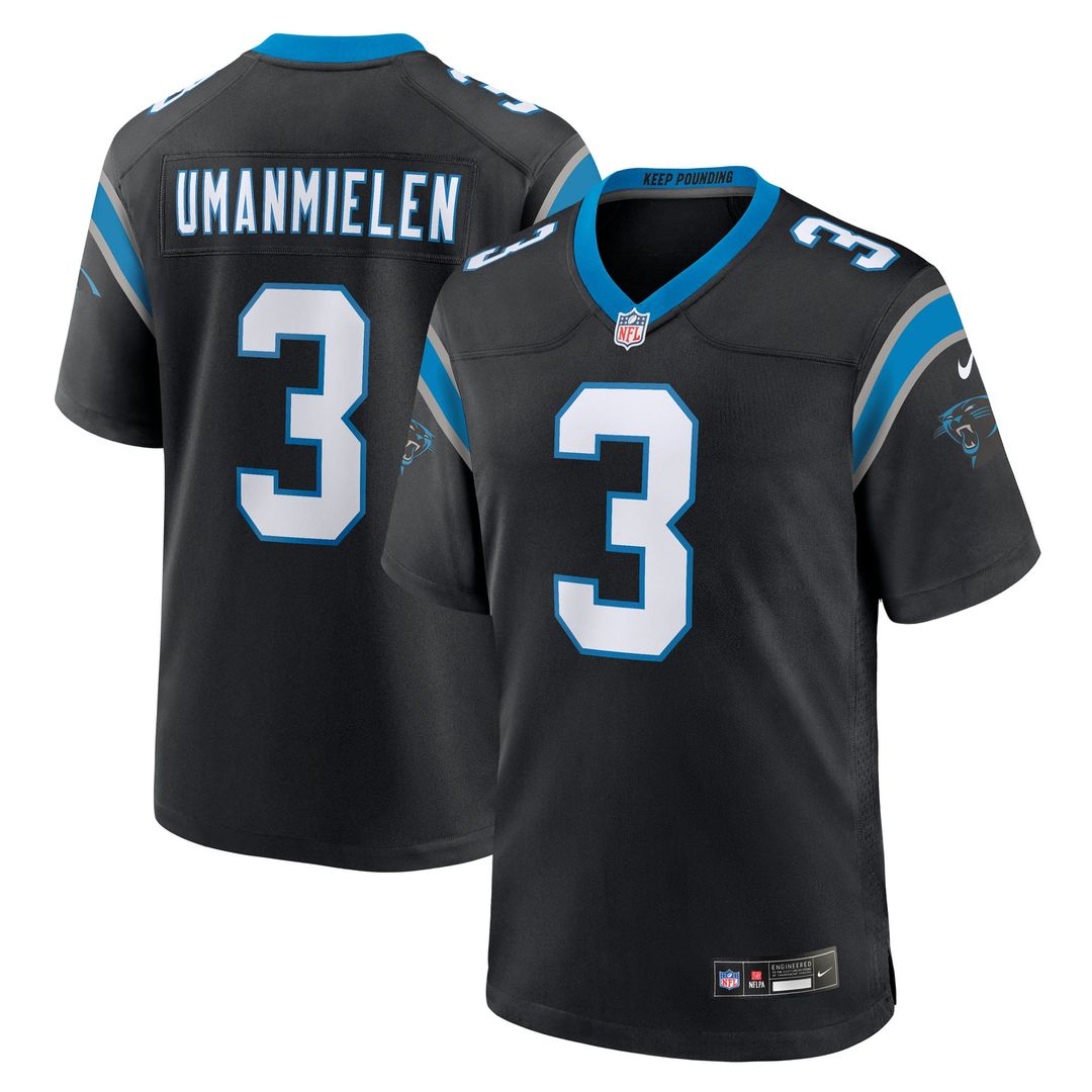 Carolina Panthers Princely Umanmielen Nike Black Team Game Jersey - product image 1