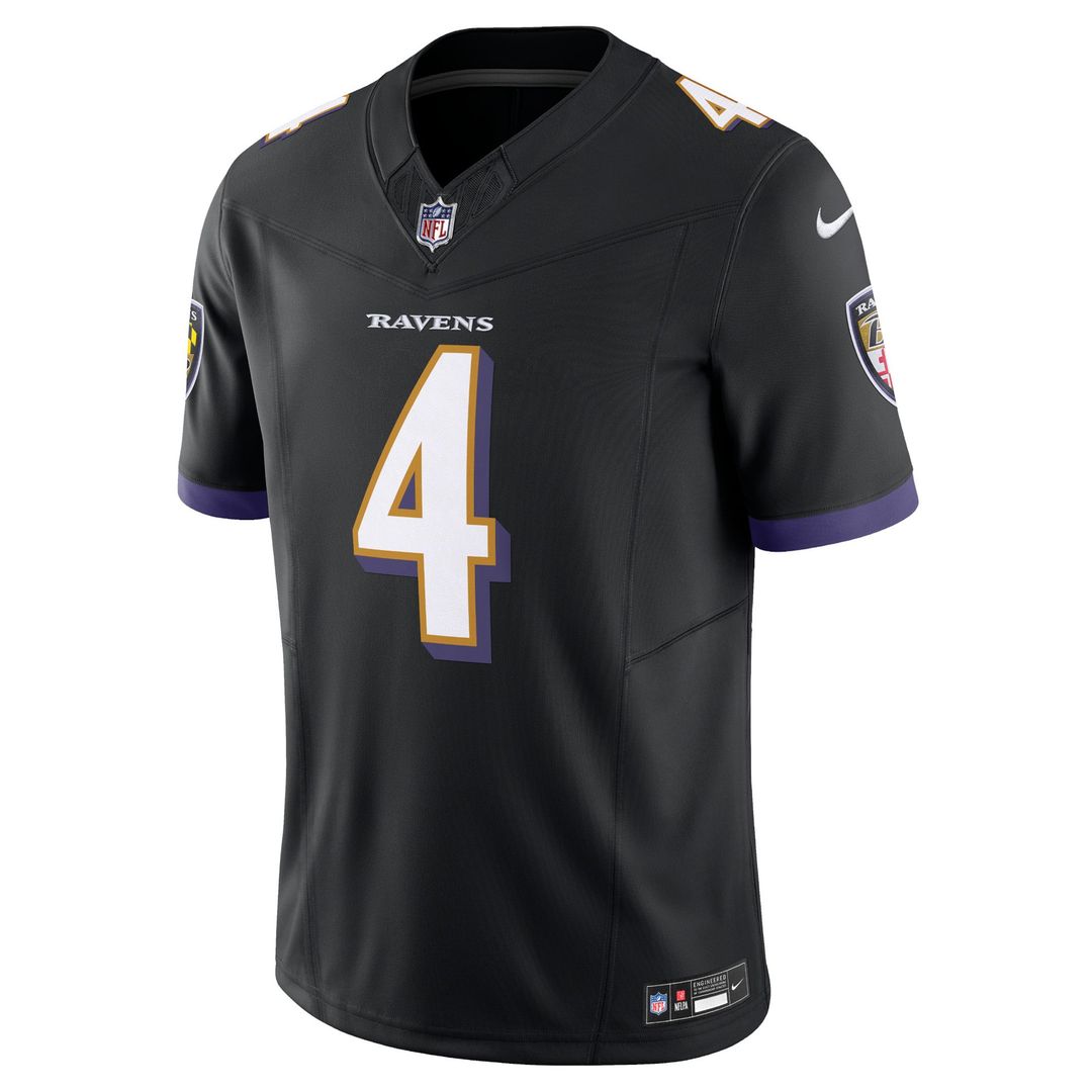 Baltimore Ravens Zay Flowers Nike Black Alternate Vapor F.U.S.E. Limited Jersey - product image 2
