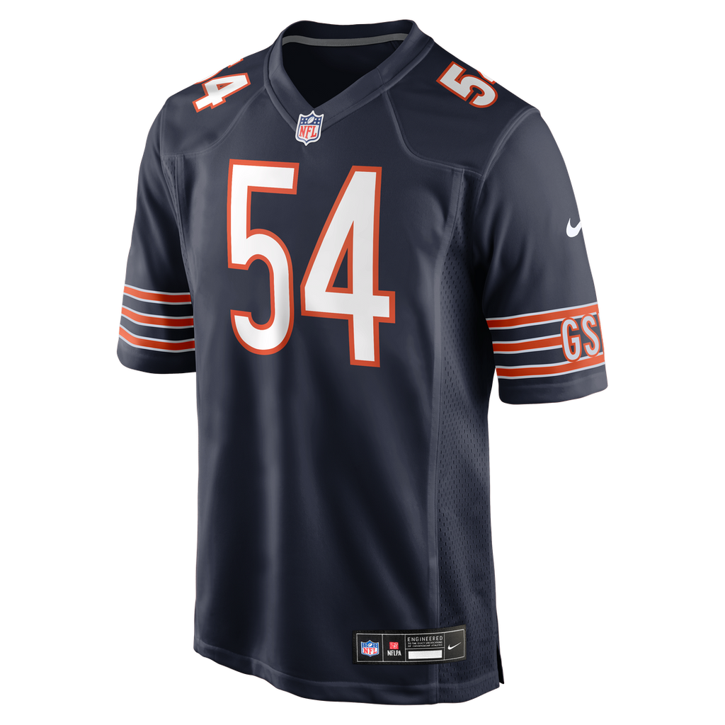Chicago Bears Brian Urlacher Nike White Retired Player Game Jersey - product image 8