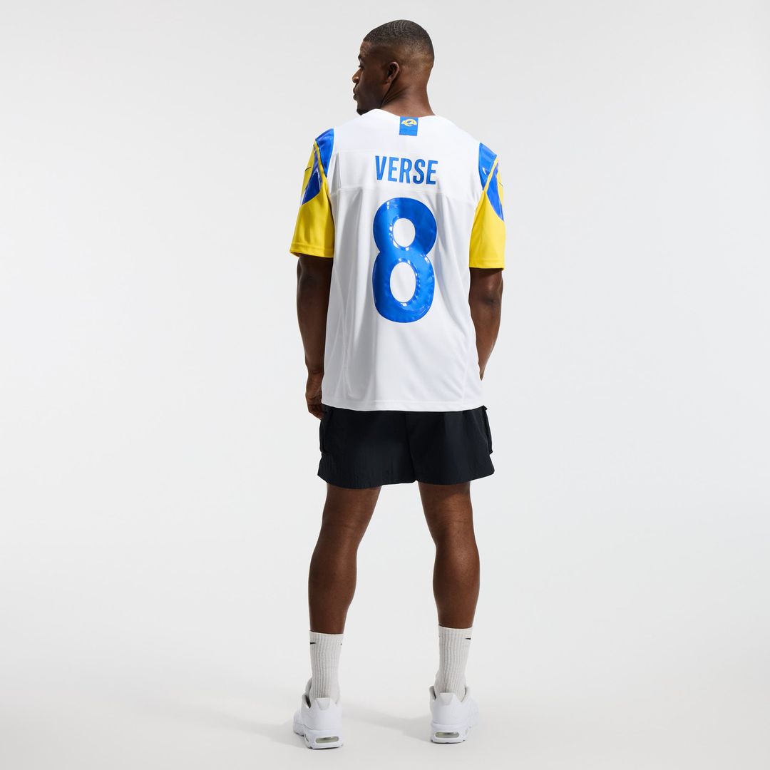 Los Angeles Rams Jared Verse Nike White Vapor F.U.S.E. Stitched Limited Jersey - product image 6