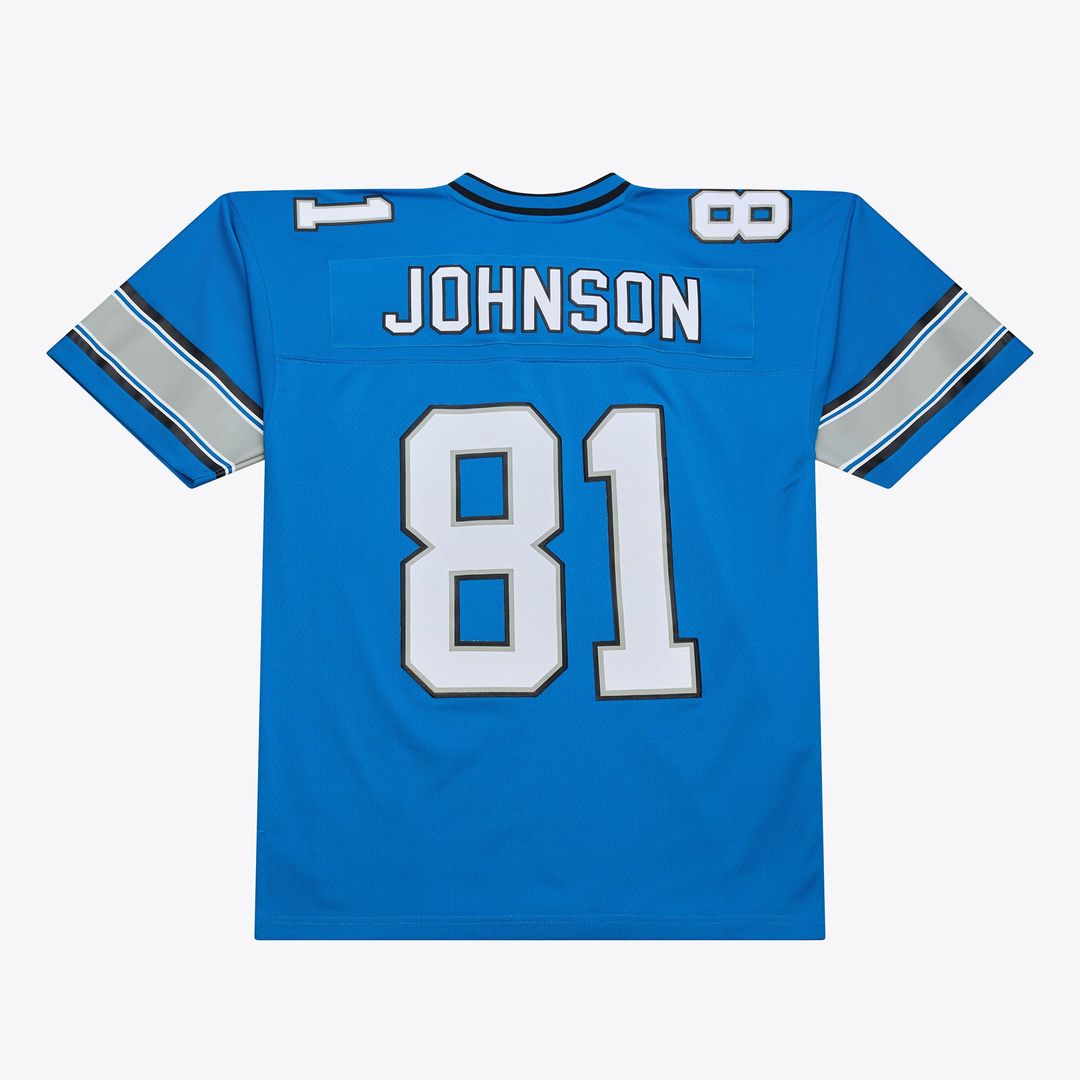 Detroit Lions Calvin Johnson Mitchell & Ness Blue 2007 Legacy Replica Jersey - product image 2