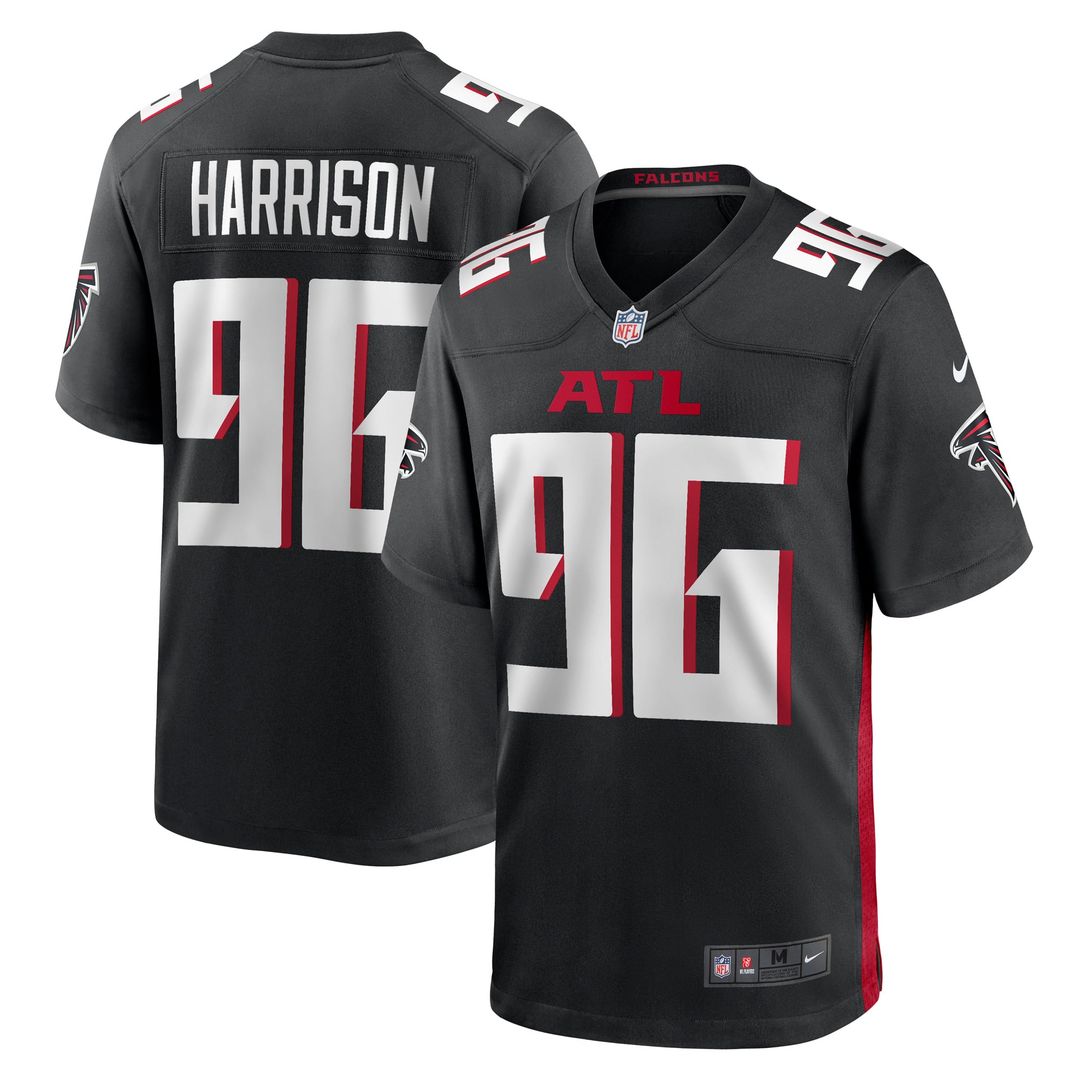 Atlanta Falcons Zach Harrison Nike Black Team Game Jersey - product image 1