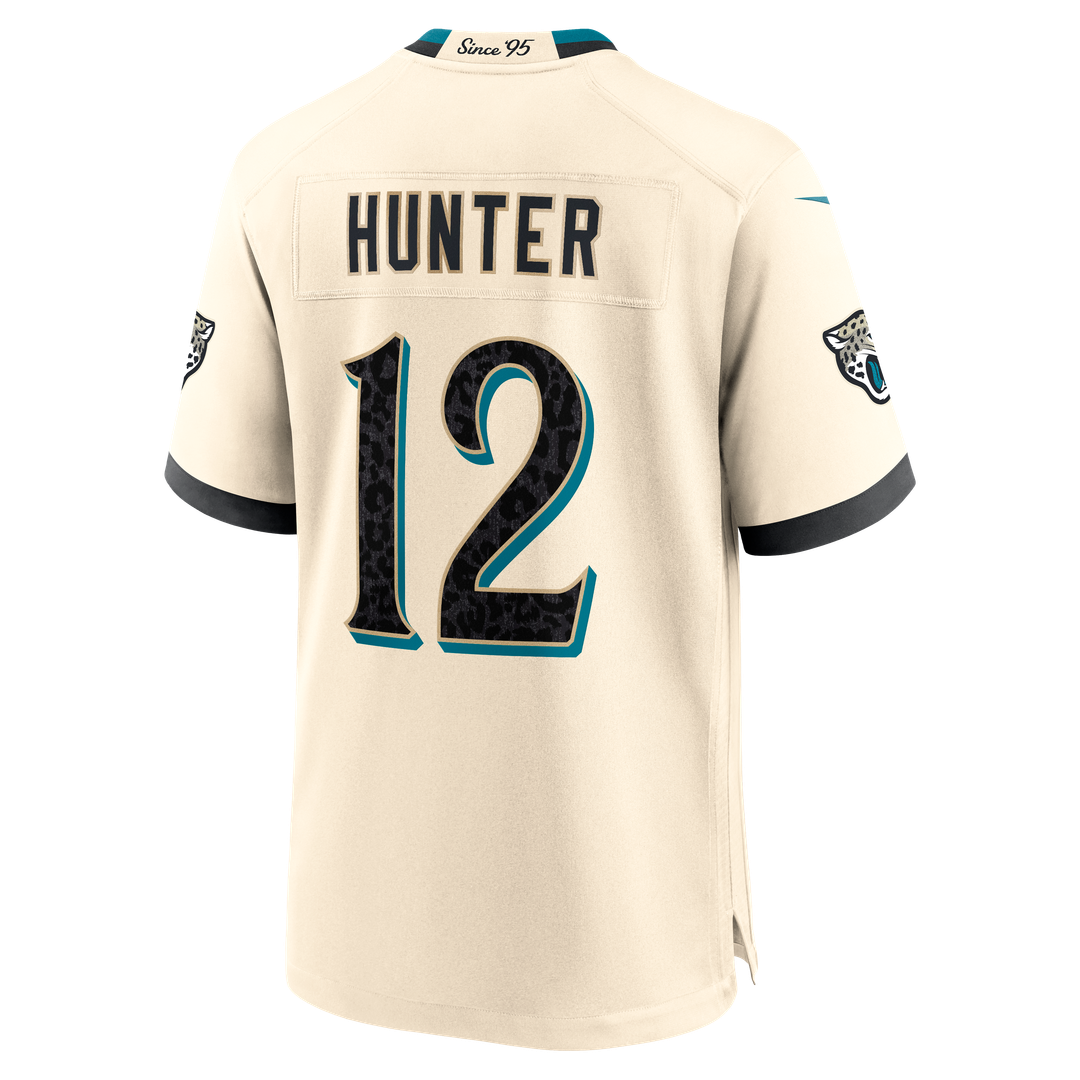 Jacksonville Jaguars Travis Hunter Nike Natural 2026 Rivalries Collection Game Jersey - product image 8