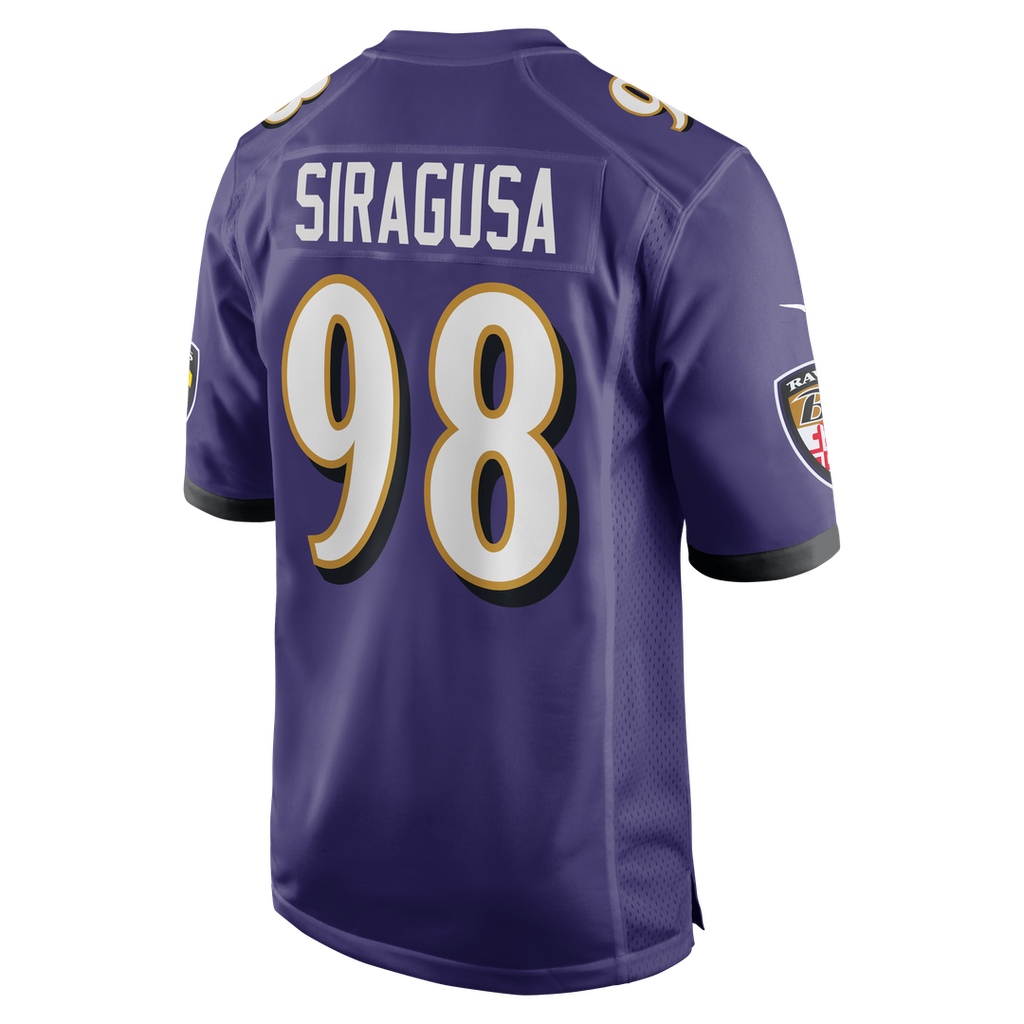 Baltimore Ravens Tony Siragusa Nike Purple Game Retired Player Jersey - product image 3