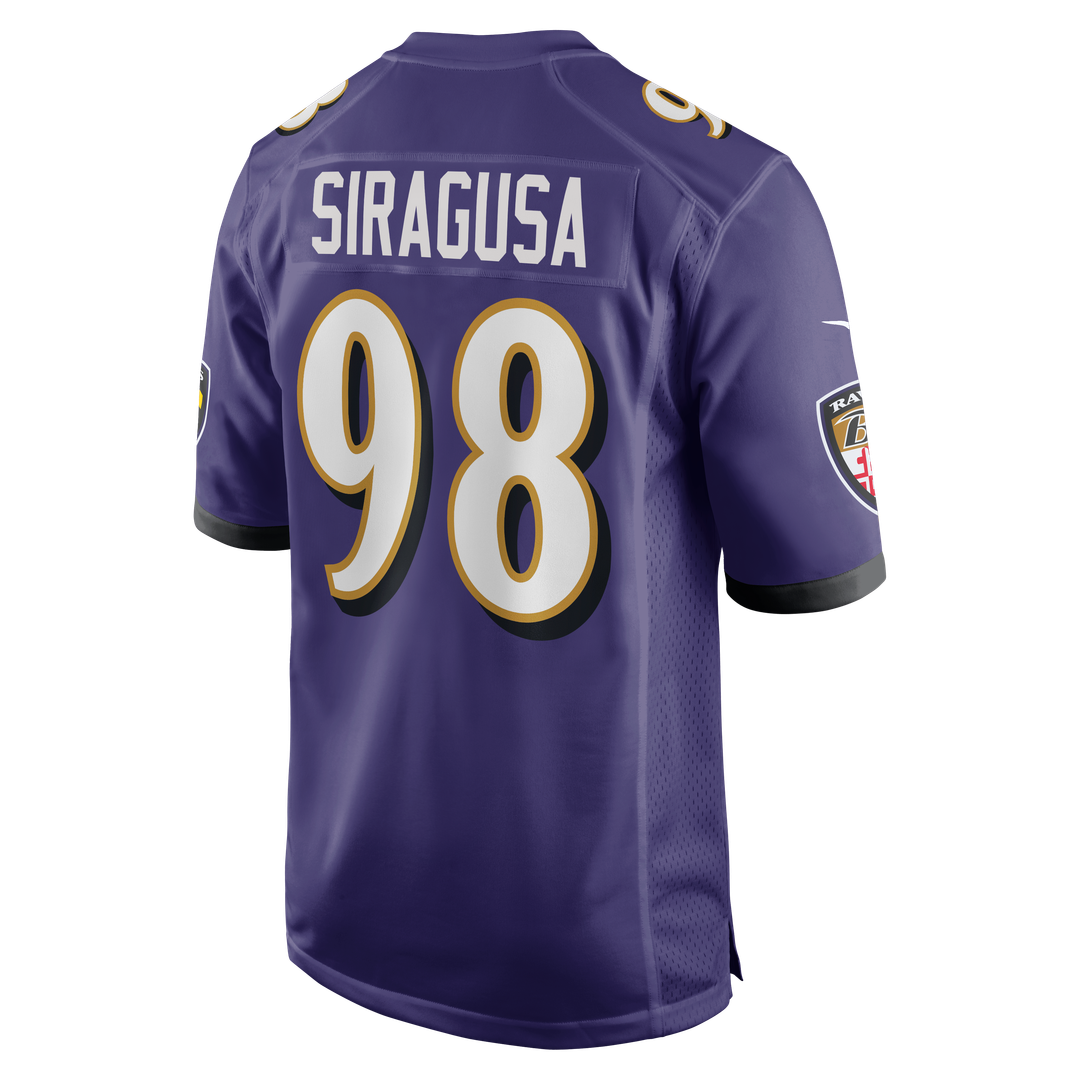 Baltimore Ravens Tony Siragusa Nike Purple Game Retired Player Jersey - product image 3