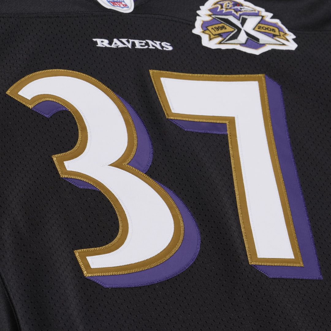 Baltimore Ravens Deion Sanders Mitchell & Ness Black 2005 Authentic Throwback Jersey - product image 7