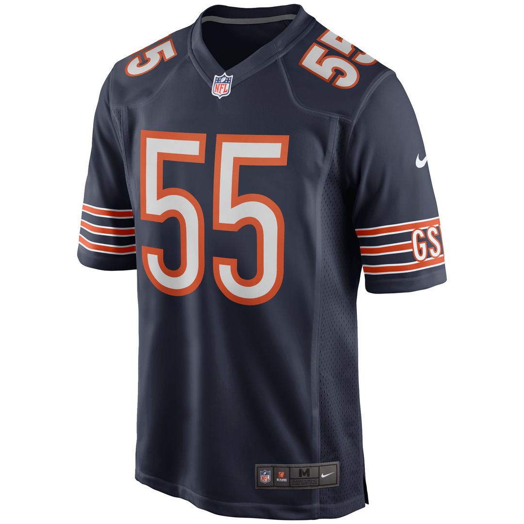 Chicago Bears Lance Briggs Nike Navy Game Retired Player Jersey - product image 2