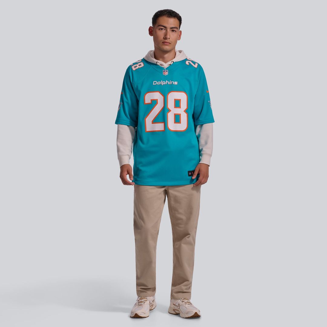 Miami Dolphins De’Von Achane Nike Aqua Player Game Jersey - product image 5