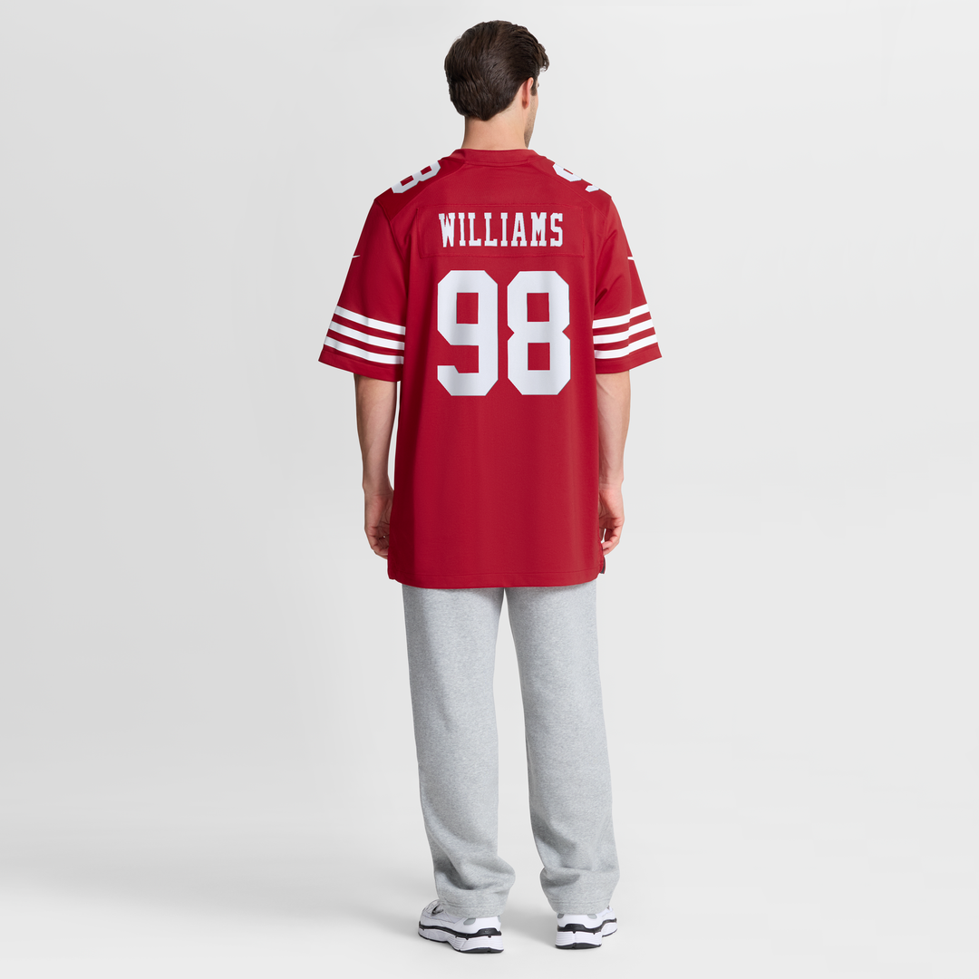 San Francisco 49ers Mykel Williams Nike Scarlet Game Player Jersey - product image 5