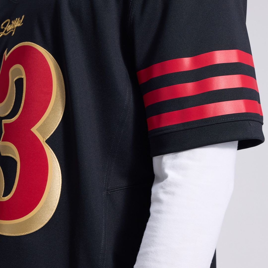 San Francisco 49ers Brock Purdy Nike Black Rivalries Collection Stitched Limited Jersey - product image 16