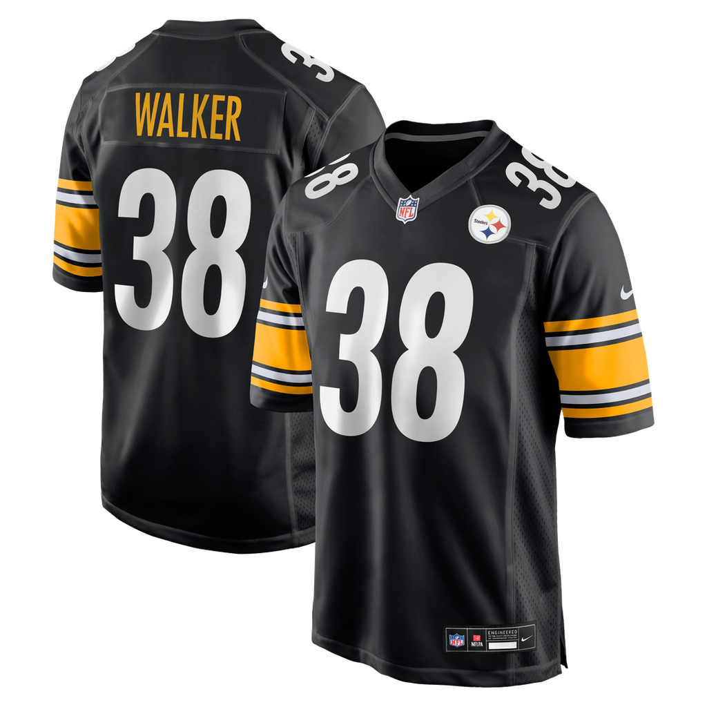 Pittsburgh Steelers Mykal Walker Nike Black Team Game Jersey - product image 1