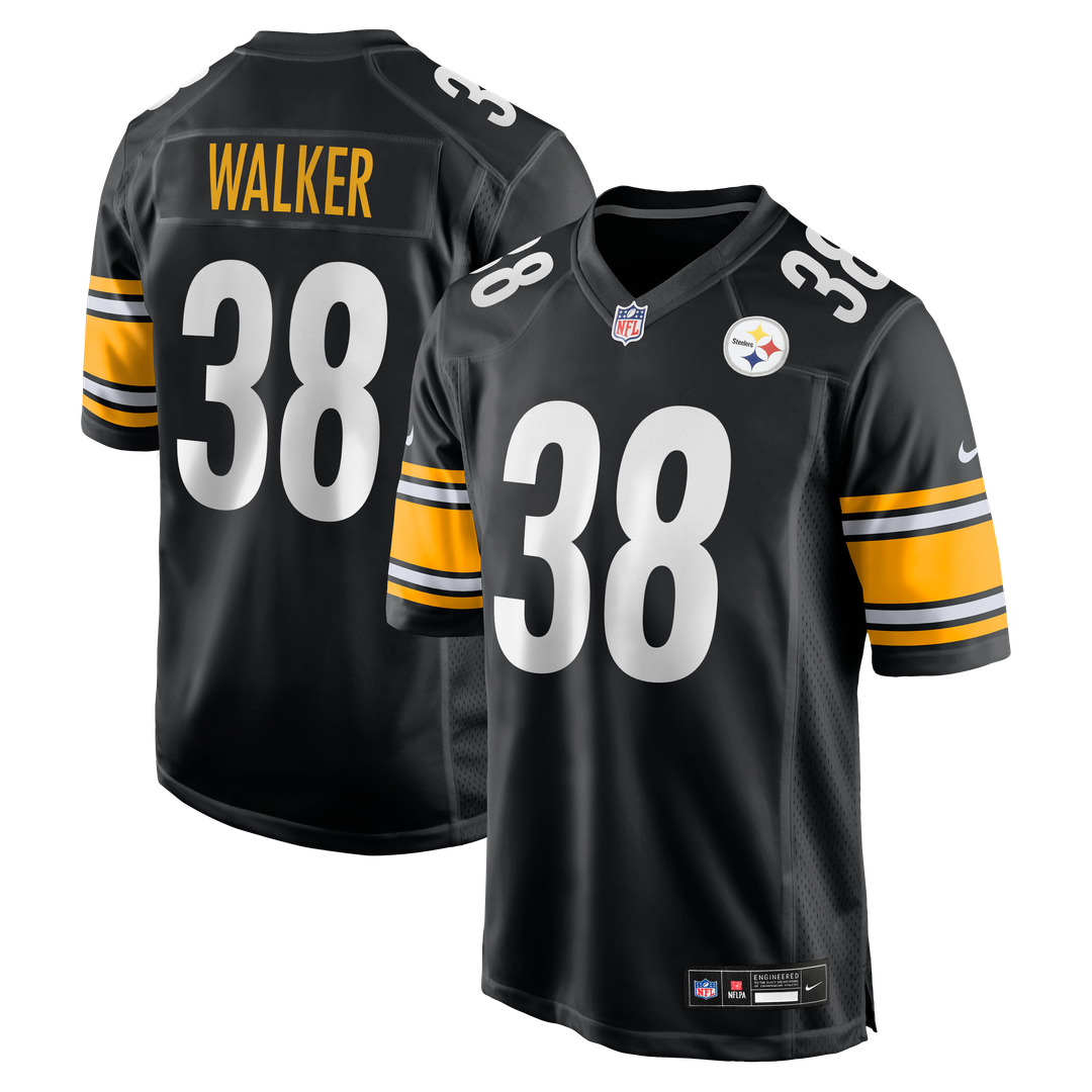 Pittsburgh Steelers Mykal Walker Nike Black Team Game Jersey - product image 1