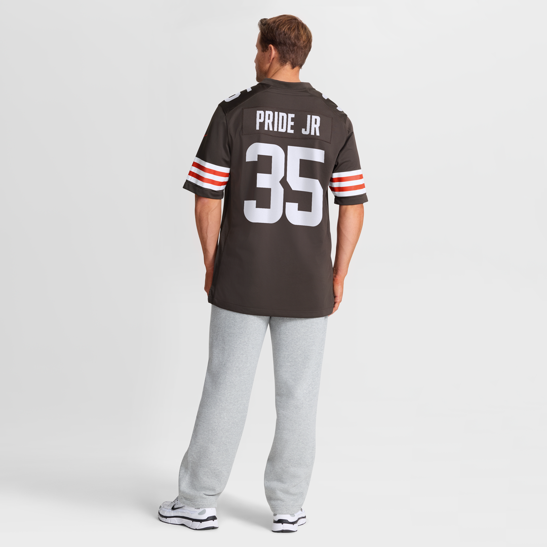 Cleveland Browns Toriano Pride Jr. Nike Brown Team Game Jersey - product image 3