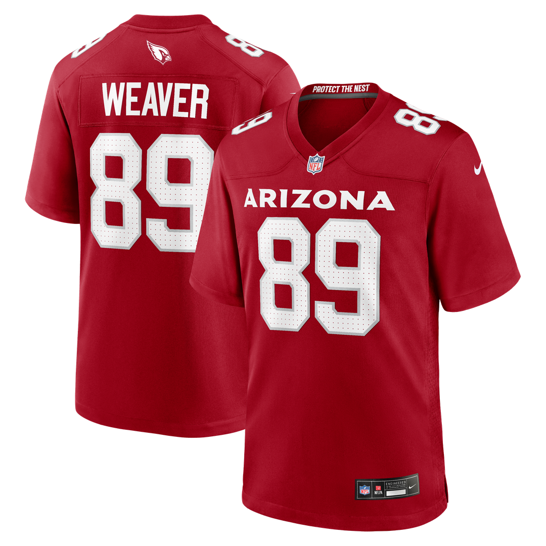 Arizona Cardinals Xavier Weaver Nike Cardinal Team Game Jersey - product image 1