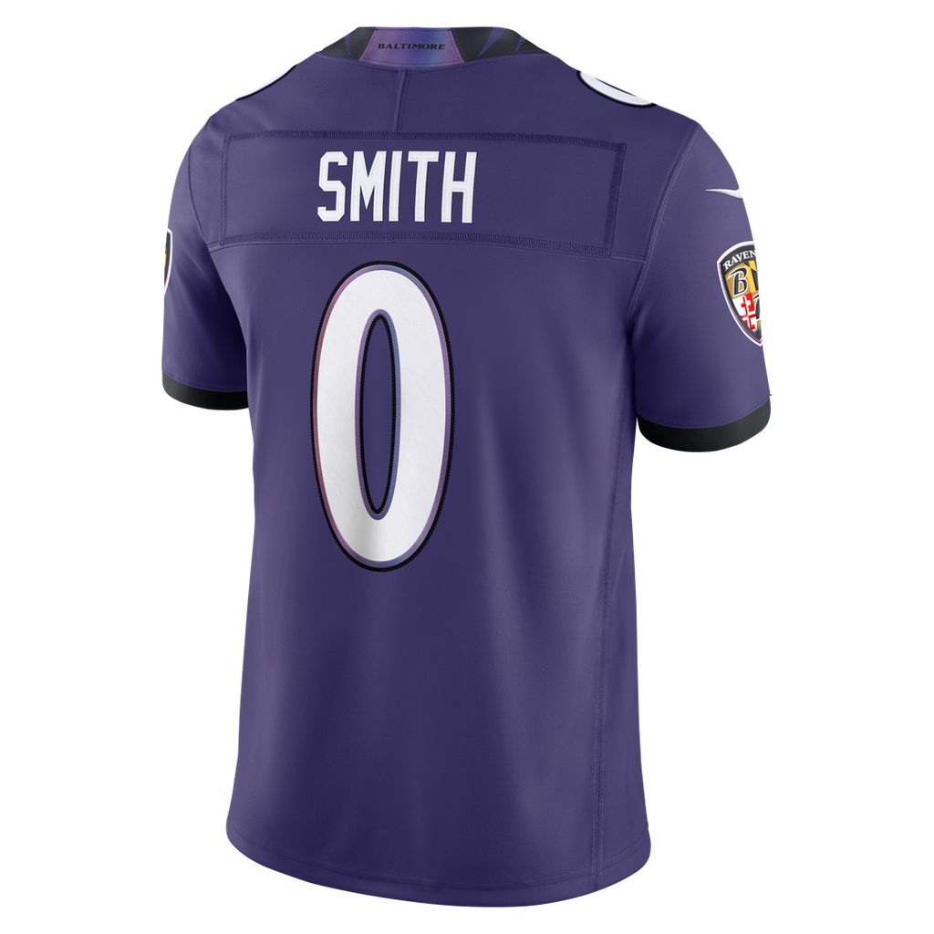 Baltimore Ravens Roquan Smith Nike Purple Team Vapor F.U.S.E. Stitched Limited Jersey - product image 3