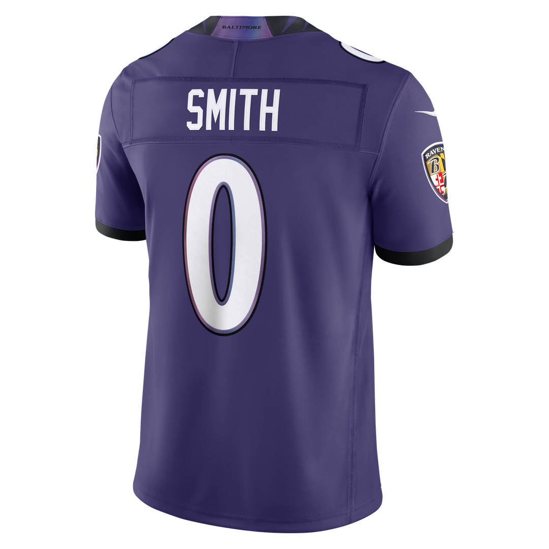 Baltimore Ravens Roquan Smith Nike Purple Team Vapor F.U.S.E. Stitched Limited Jersey - product image 3