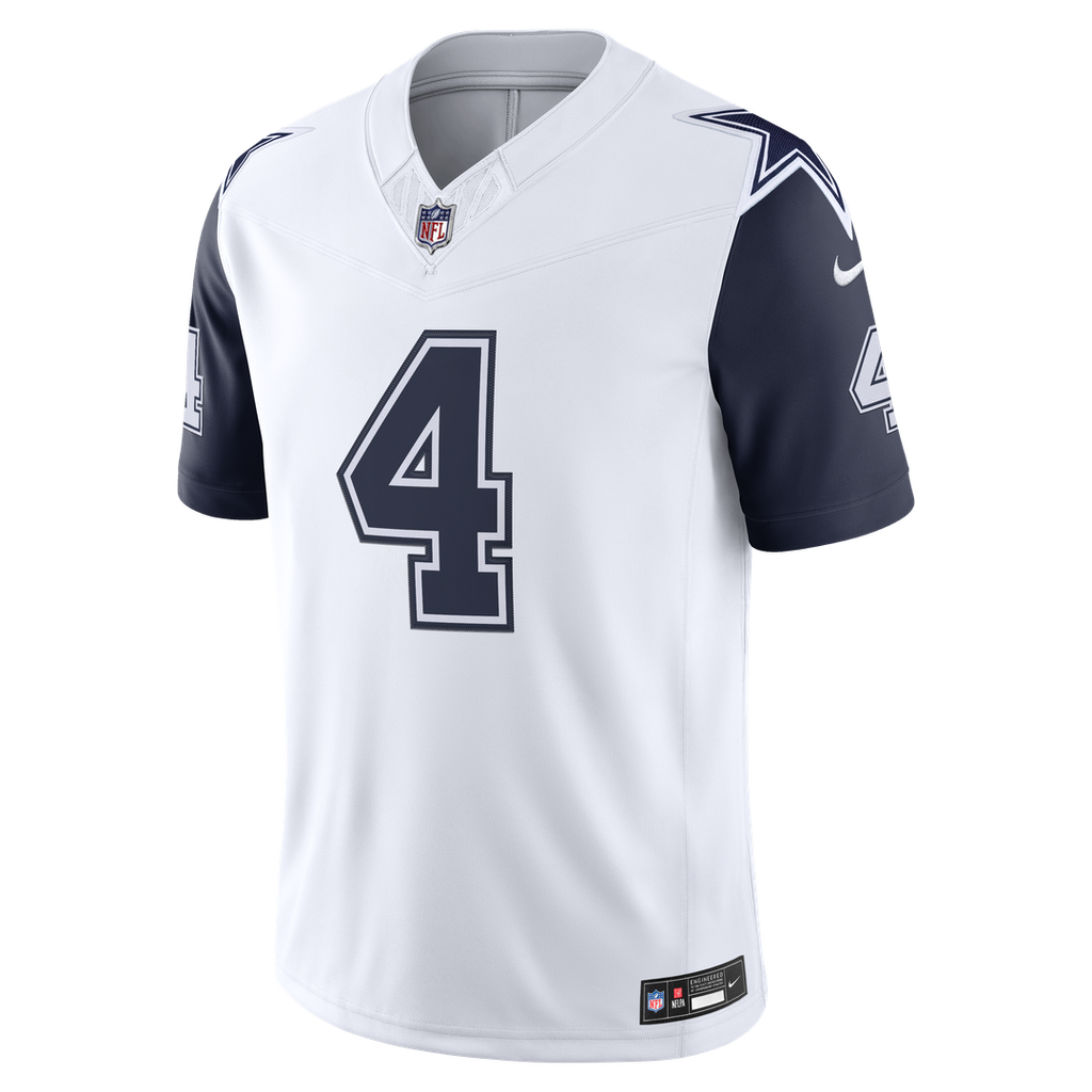 Dallas Cowboys Dak Prescott Nike White Alternate Vapor F.U.S.E. Stitched Limited Jersey - product image 5