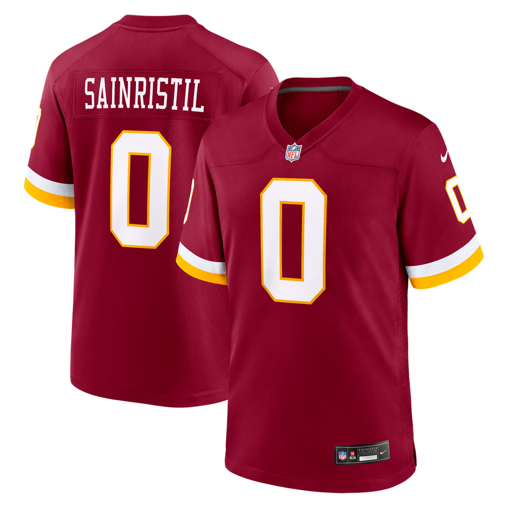 Washington Commanders Mike Sainristil Nike Burgundy Game Jersey - product image 1