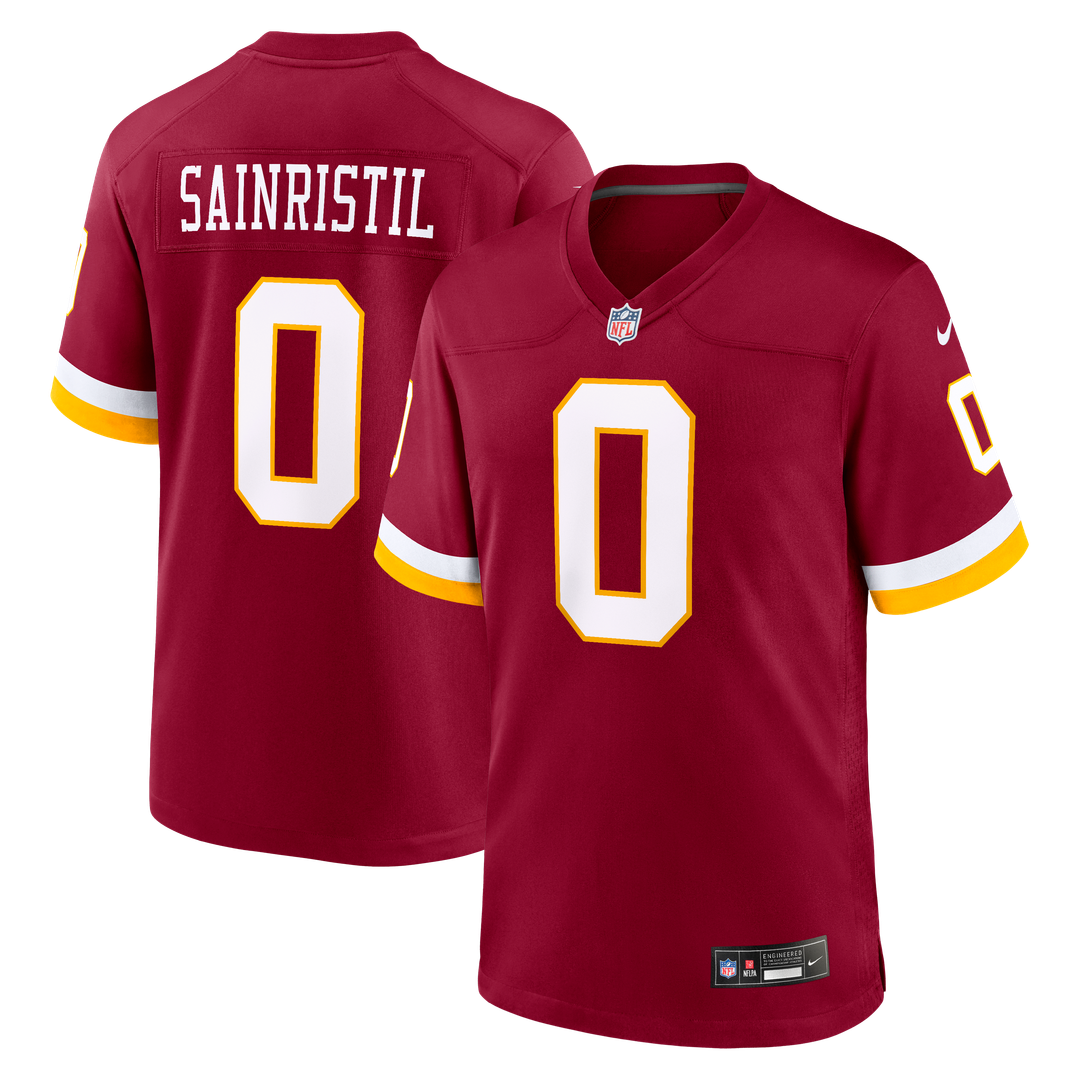 Washington Commanders Mike Sainristil Nike Burgundy Game Jersey - product image 1