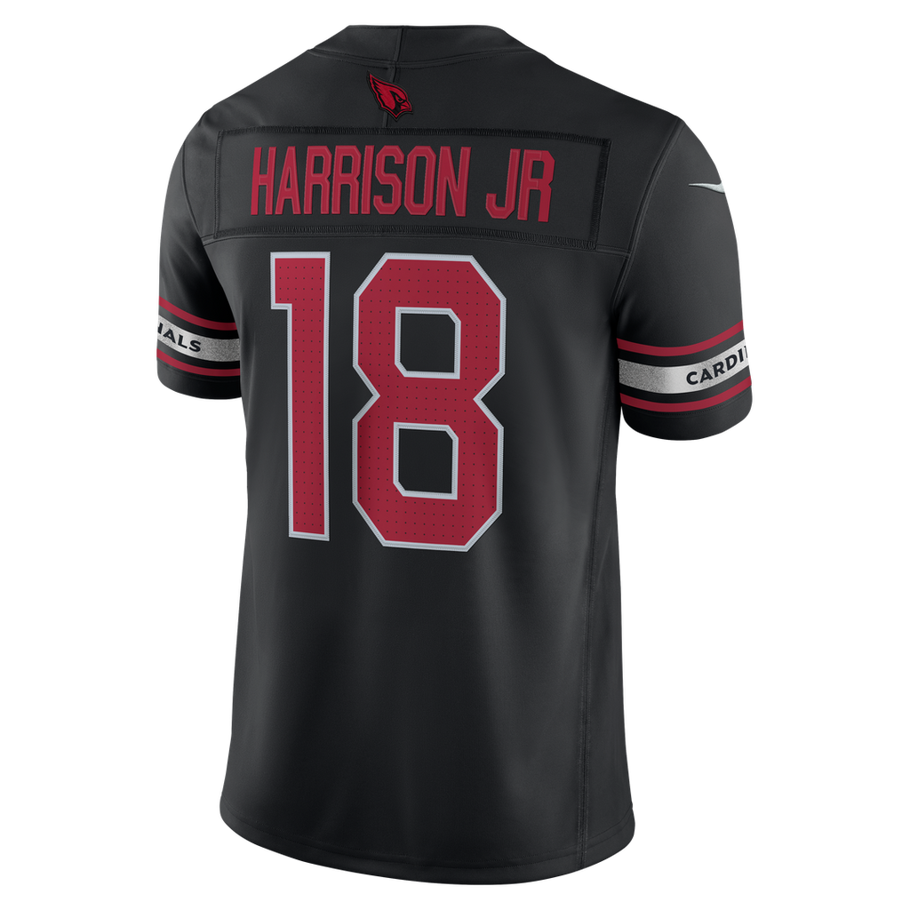 Arizona Cardinals Marvin Harrison Jr. Nike Black Alternate Vapor F.U.S.E. Stitched Limited Jersey - product image 3