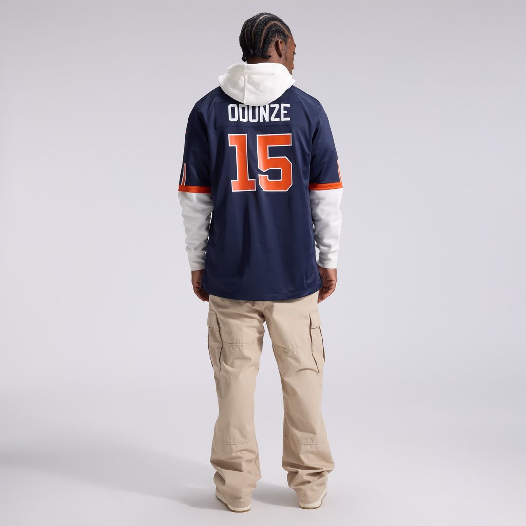 Chicago Bears Rome Odunze Nike Navy 2026 Rivalries Collection Game Jersey - product image 6