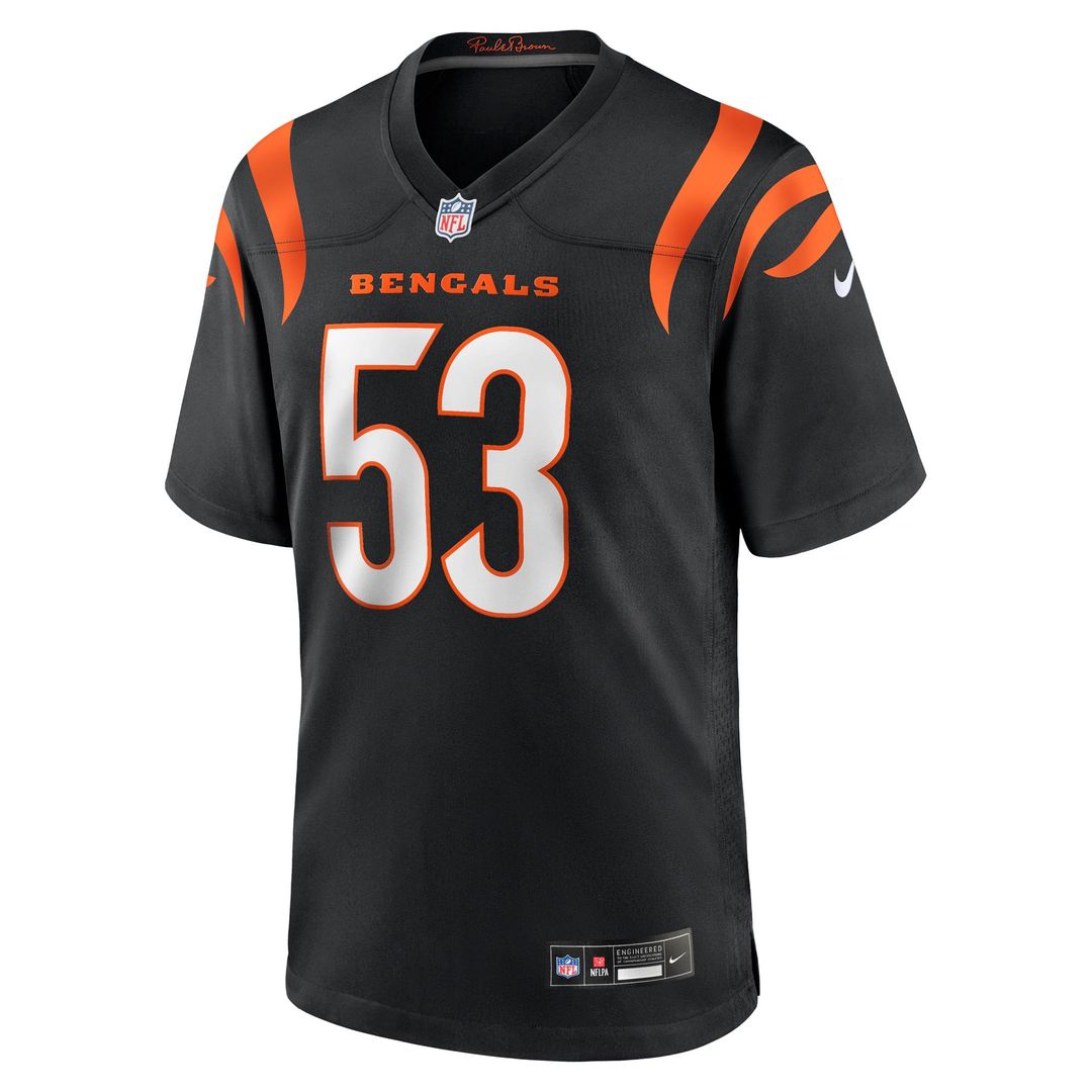Cincinnati Bengals Boye Mafe Nike Black Team Game Jersey - product image 2