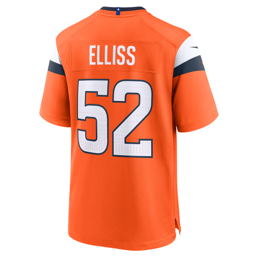 Denver Broncos Jonah Elliss Nike Orange Team Game Jersey - product image 3