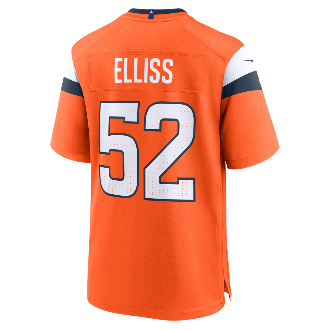 Denver Broncos Jonah Elliss Nike Orange Team Game Jersey - product image 3