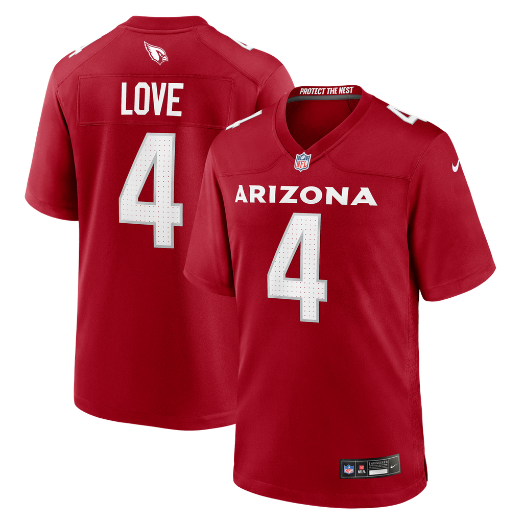 Arizona Cardinals Jeremiyah Love Nike Cardinal Team Game Jersey - product image 1