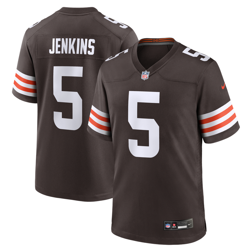 Cleveland Browns Rayshawn Jenkins Nike Brown Team Game Jersey - product image 1