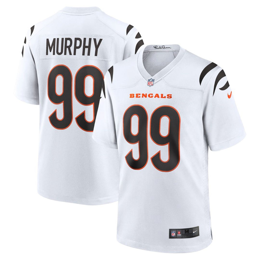 Cincinnati Bengals Myles Murphy Nike White Team Game Jersey - product image 1
