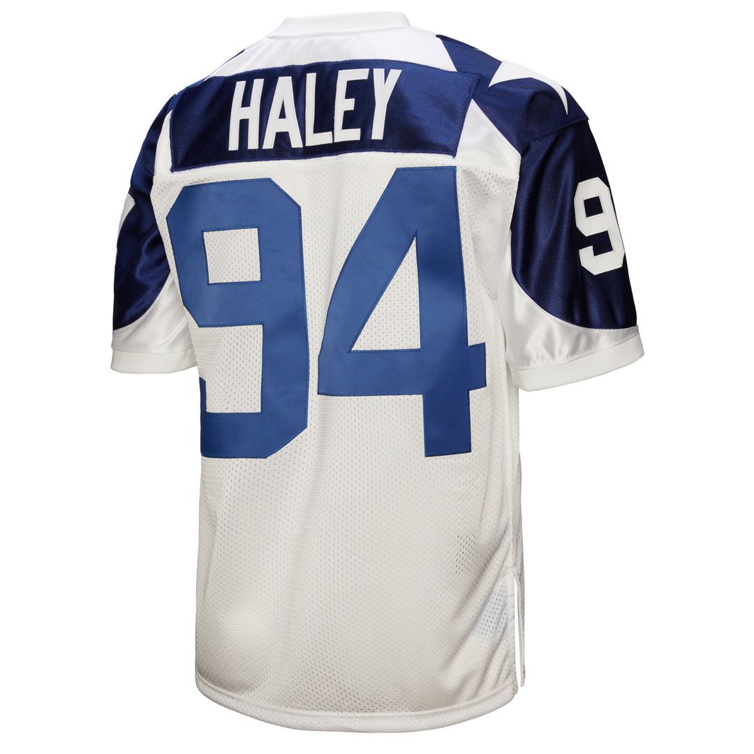 Dallas Cowboys 1994 Charles Haley Mitchell & Ness White Authentic Throwback Retired Player Jersey - product image 3