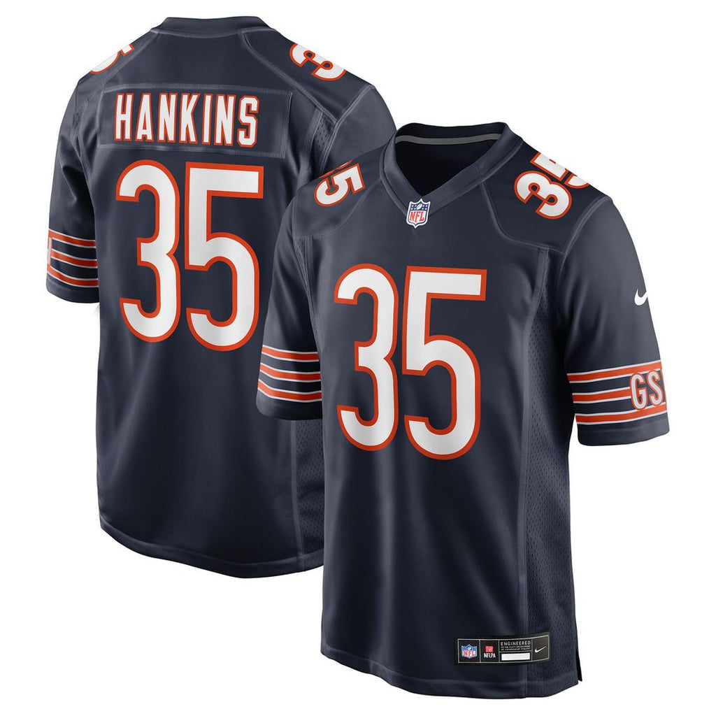 Chicago Bears Deion Hankins Nike Navy Team Game Jersey - product image 1