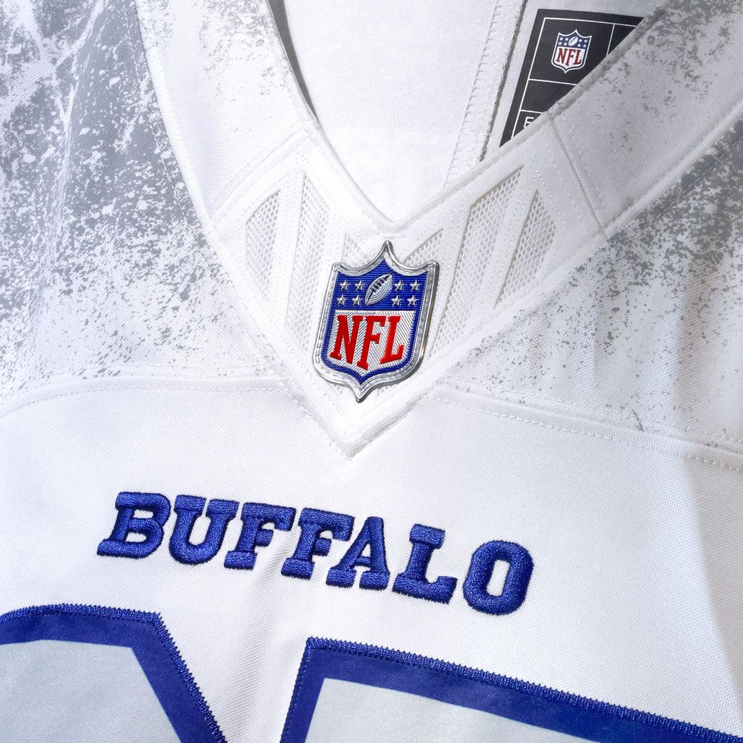 Buffalo Bills Keon Coleman Nike White Rivalries Collection Stitched Limited Jersey - product image 5