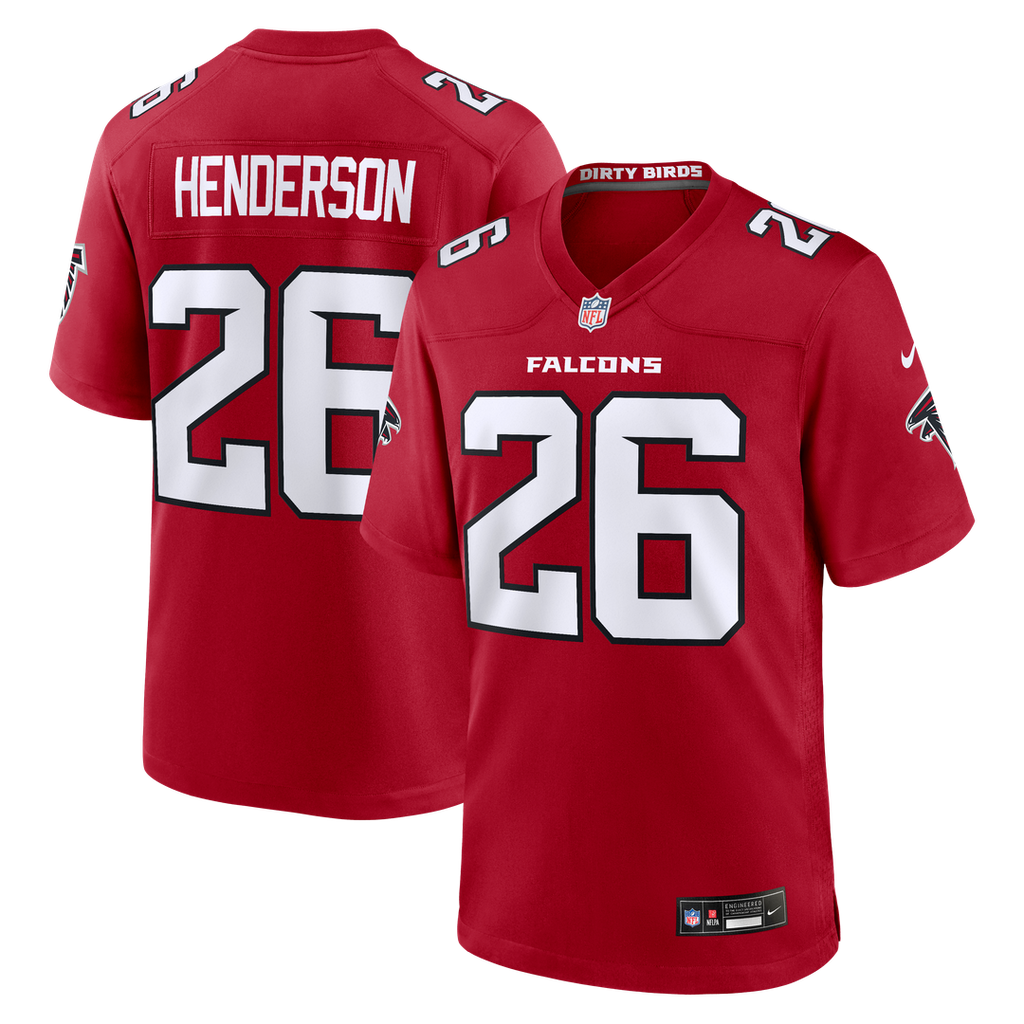 Atlanta Falcons CJ Henderson Nike Red Team Game Jersey - product image 1