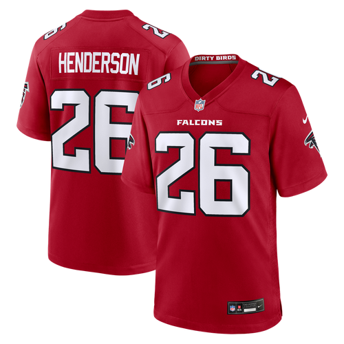 Atlanta Falcons CJ Henderson Nike Red Team Game Jersey - product image 1