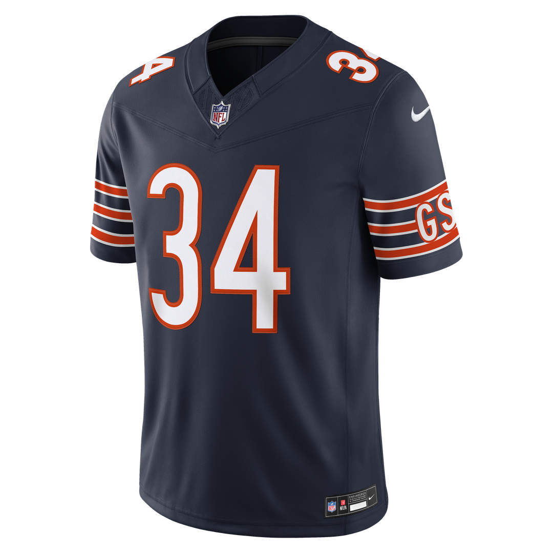 Chicago Bears Walter Payton Nike Navy Vapor F.U.S.E. Stitched Retired Limited Jersey - product image 2