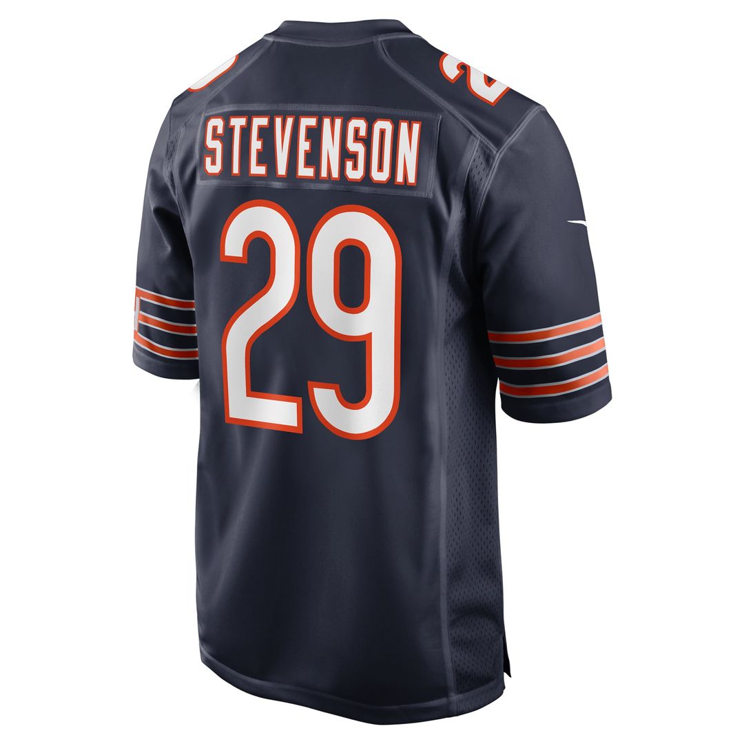 Chicago Bears Tyrique Stevenson Nike Navy Game Jersey - product image 3