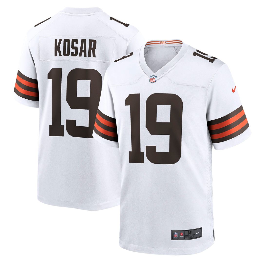Cleveland Browns Bernie Kosar Nike White Retired Player Game Jersey - product image 1