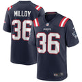 New England Patriots Lawyer Milloy Nike Navy Game Retired Player Jersey - product image 1