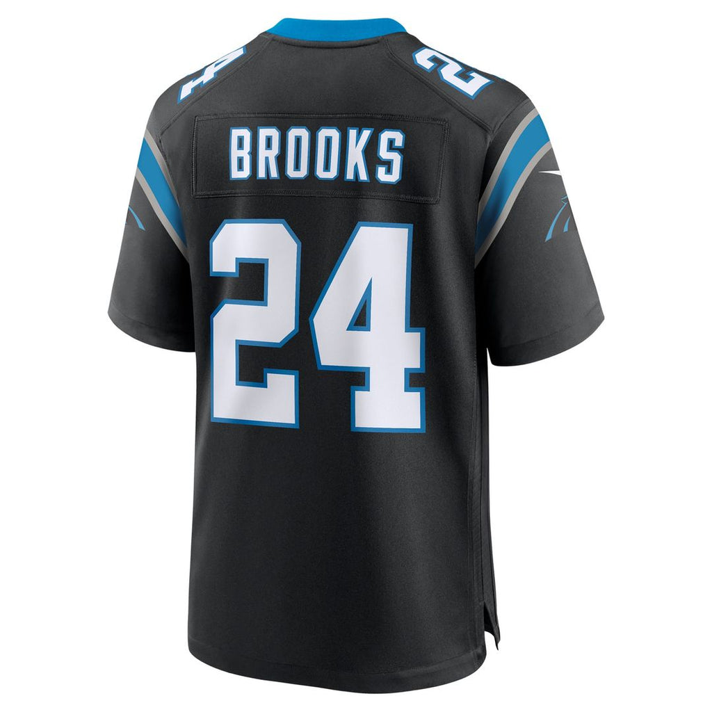 Carolina Panthers Jonathon Brooks Nike Black Game Jersey - product image 3