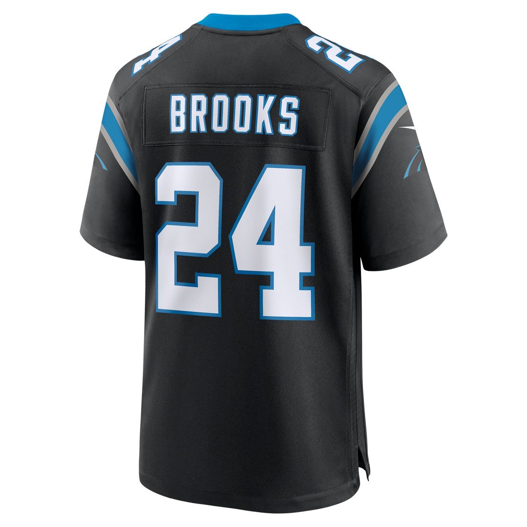 Carolina Panthers Jonathon Brooks Nike Black Game Jersey - product image 3