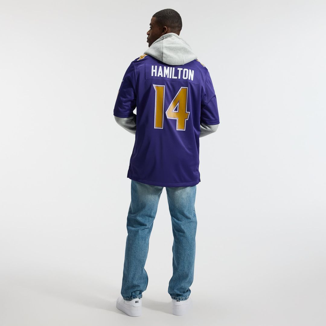 Baltimore Ravens Kyle Hamilton Nike Black Alternate Game Jersey - product image 12